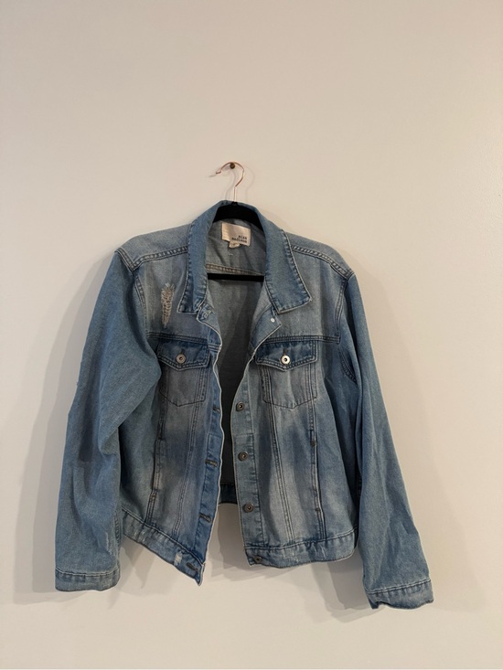 Madison Jackets & Blazers - Madison Light Blue Denim Jacket - Casual Jean Coat